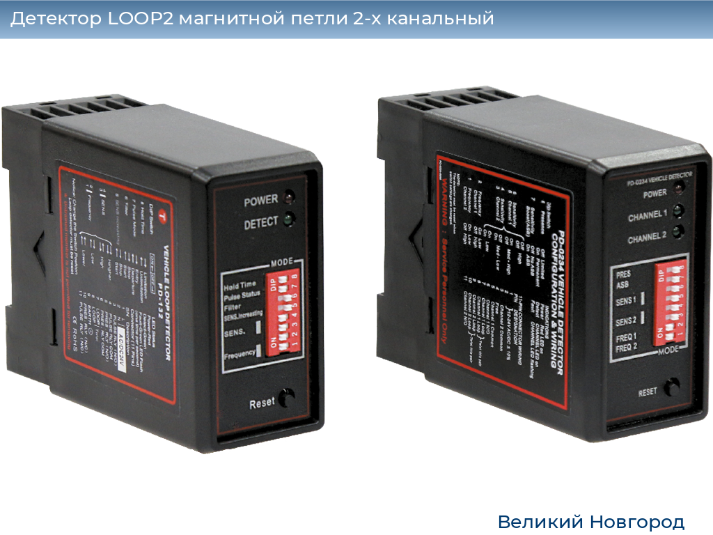 Детектор LOOP2 магнитной петли 2-x канальный, vnovgorod.doorhan.ru