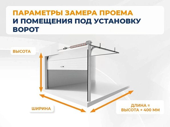 Cекционные ворота 4000х2800 мм белые DoorHan RSD02, vnovgorod.doorhan.ru